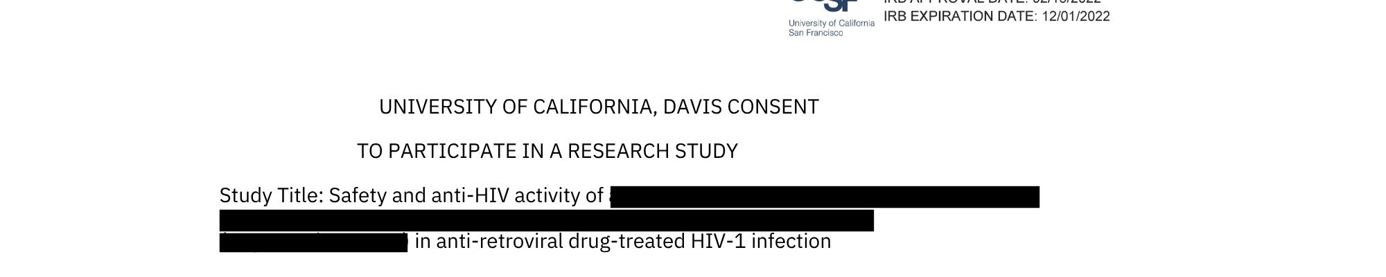 UCD Consent UCD Consent